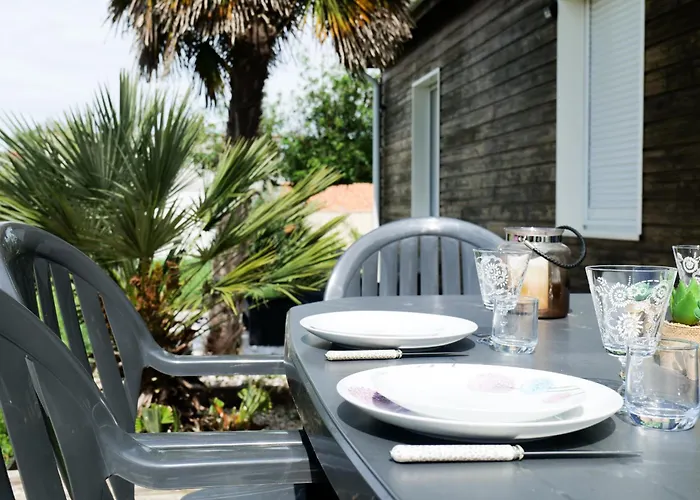 Casa de Férias Jolie Maison En Bois à 2 Kms De La De Sur - 6 Personnes Brem-Sur-Mer